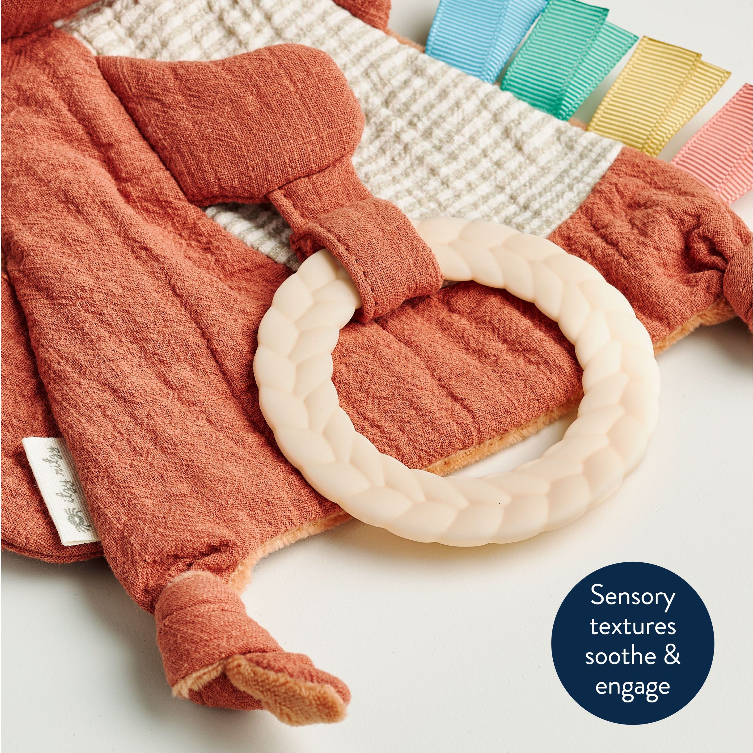 Bitzy CrinkleTM Sensory Crinkle Pal Fox - Image 5