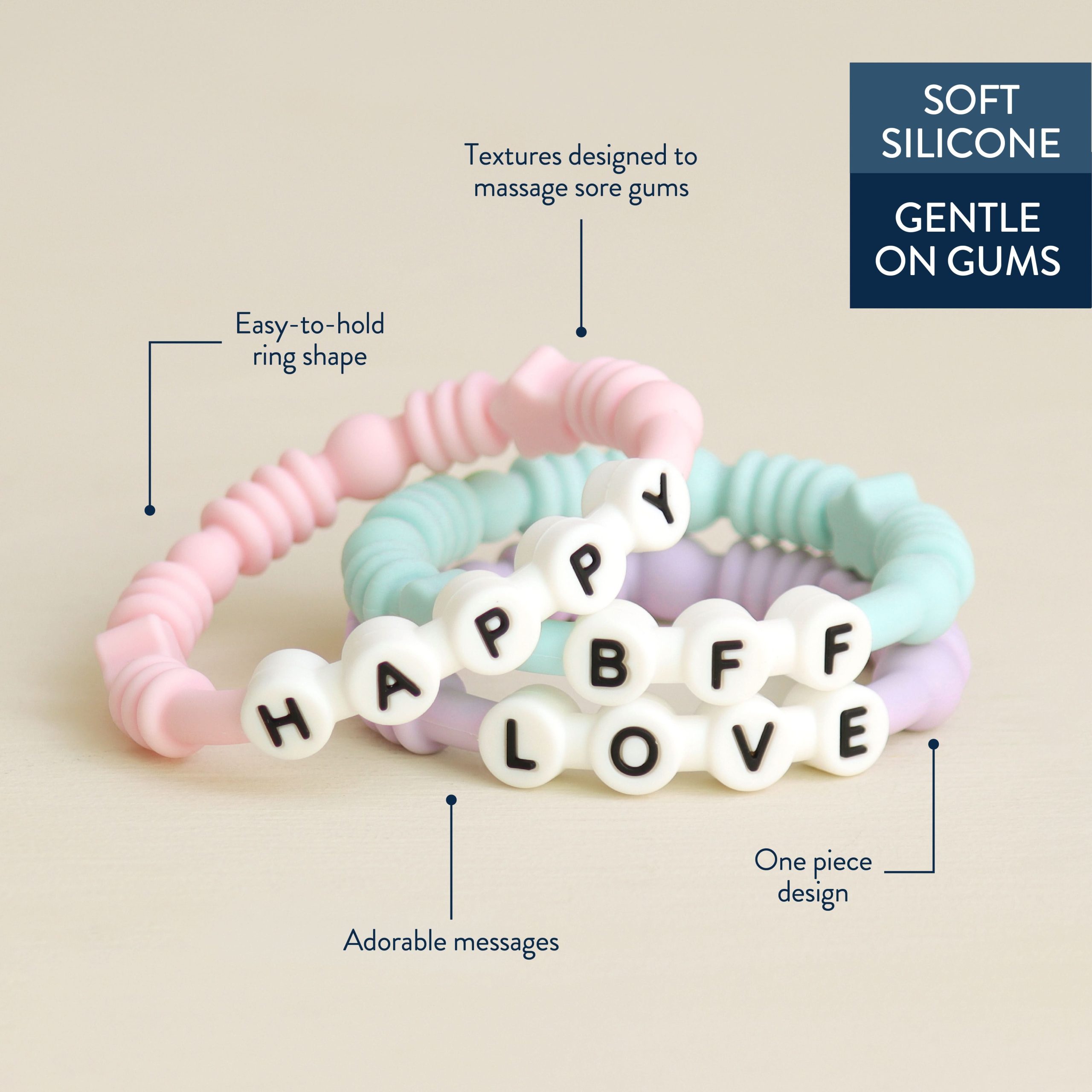 Bitzy BandsTM Teether Set - Image 3