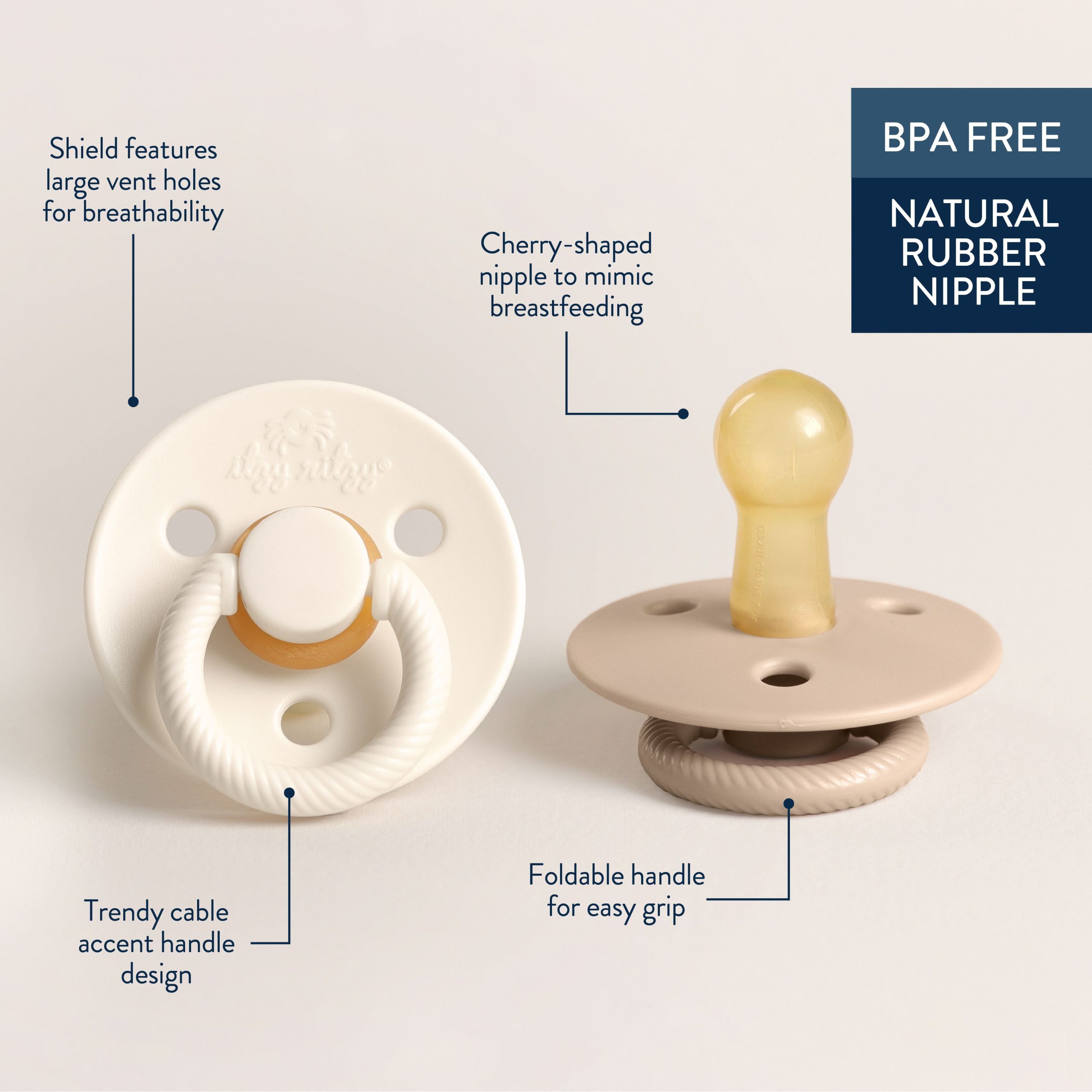 Itzy SootherTM Natural Rubber Pacifier – 6-18M - Image 13