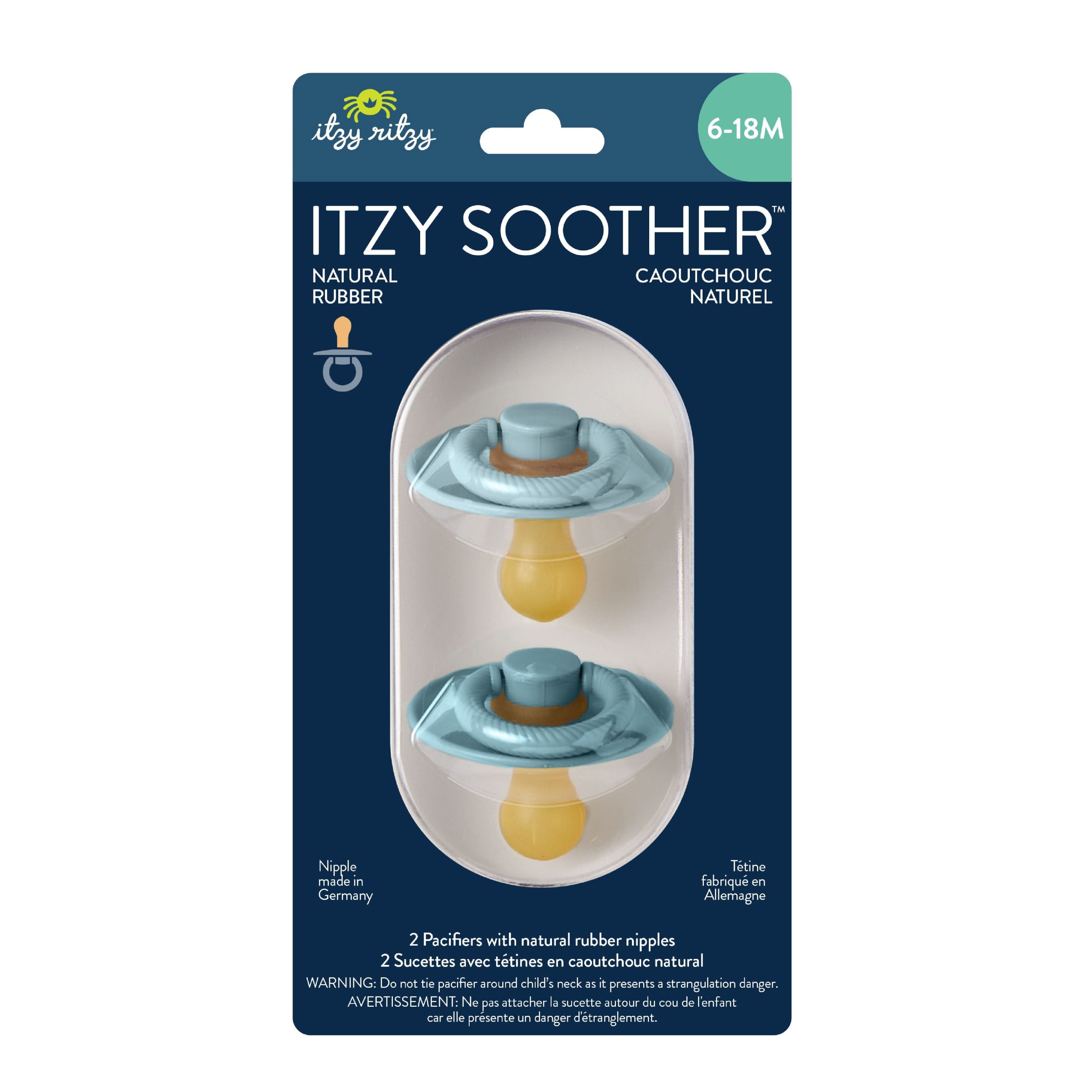 Itzy SootherTM Natural Rubber Pacifier – 6-18M - Image 26