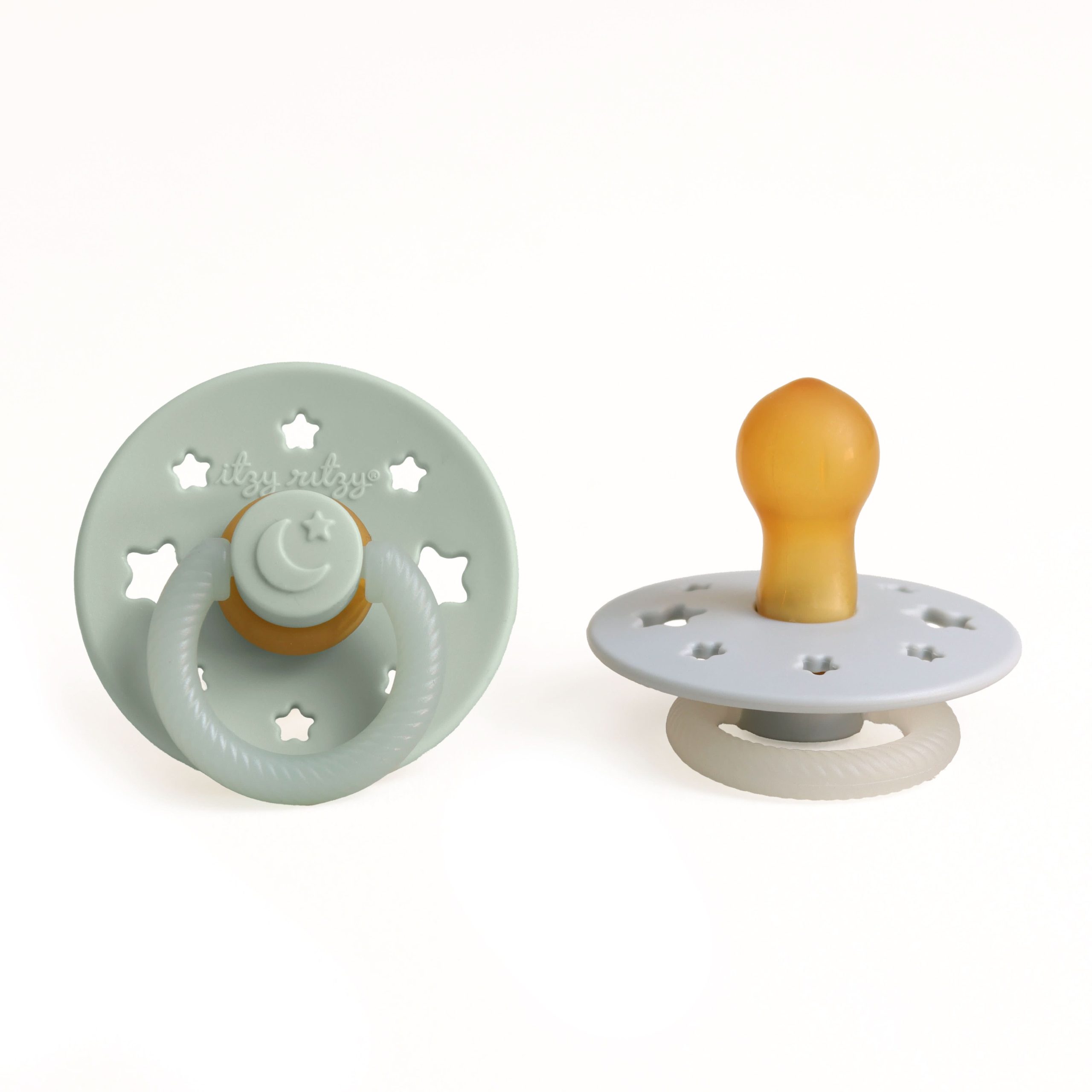 Itzy SootherTM Glow in the Dark Natural Rubber Pacifier – 0-6M - Image 5