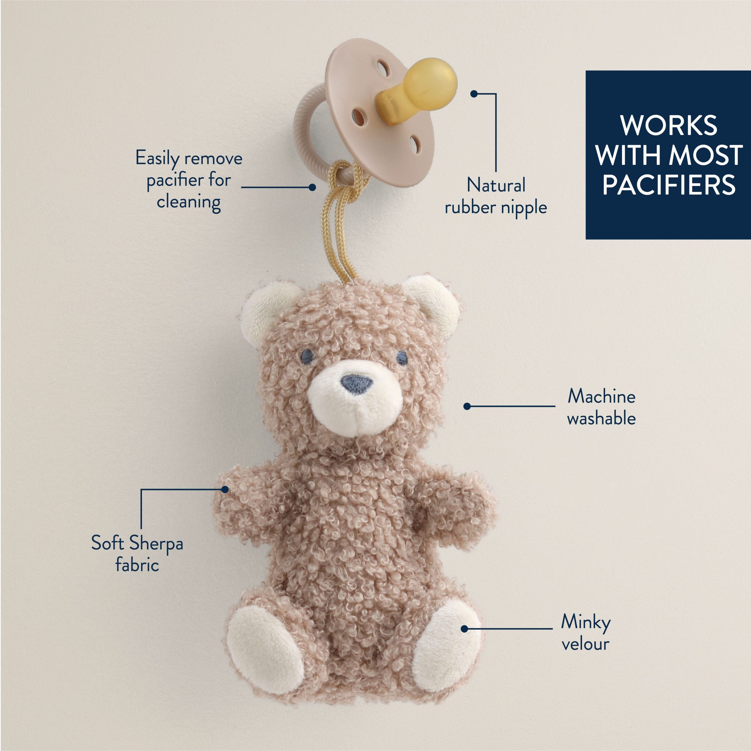 Bitzy PalTM Natural Rubber Pacifier & Lovey - Image 22