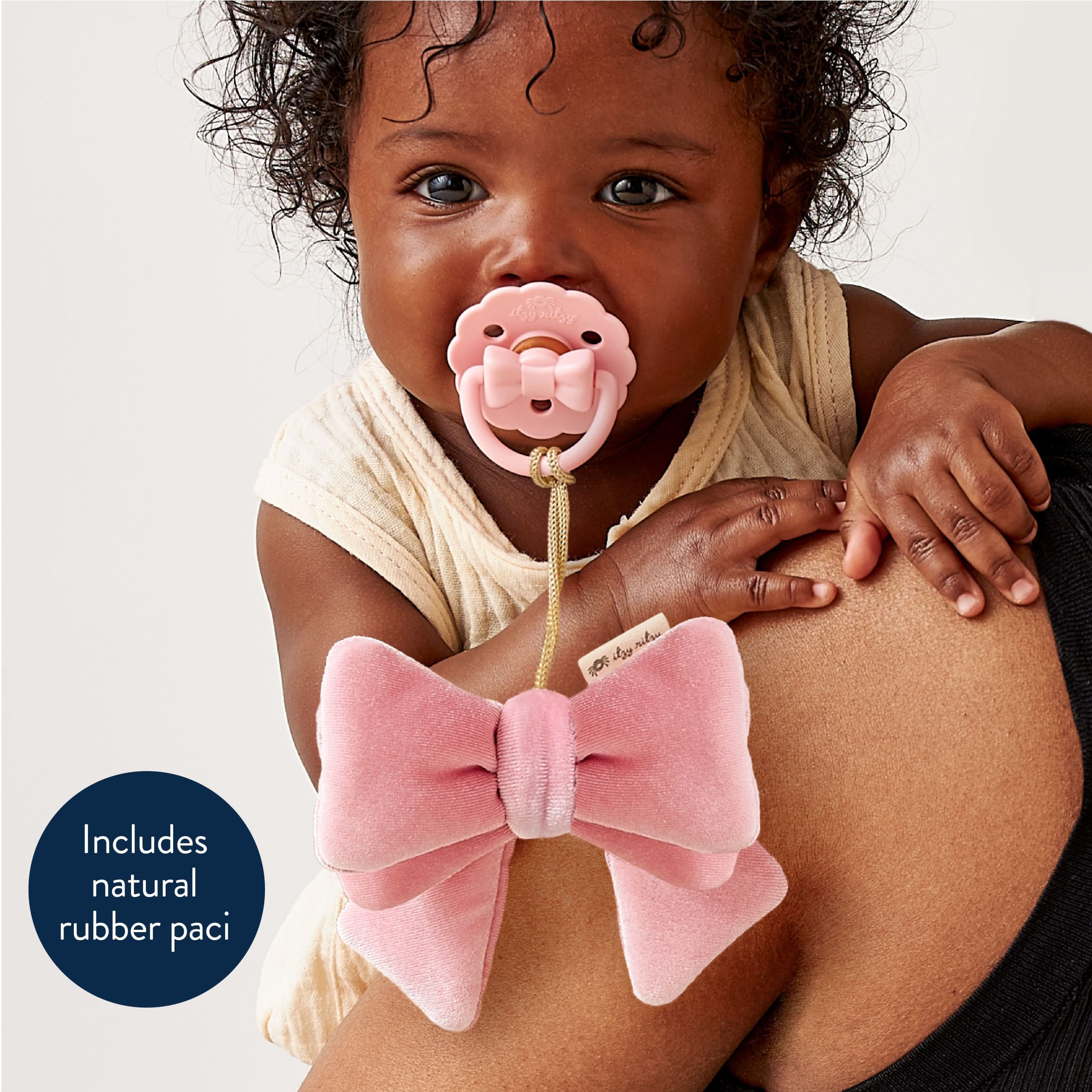 Bitzy PalTM Natural Rubber Pacifier & Lovey - Image 2