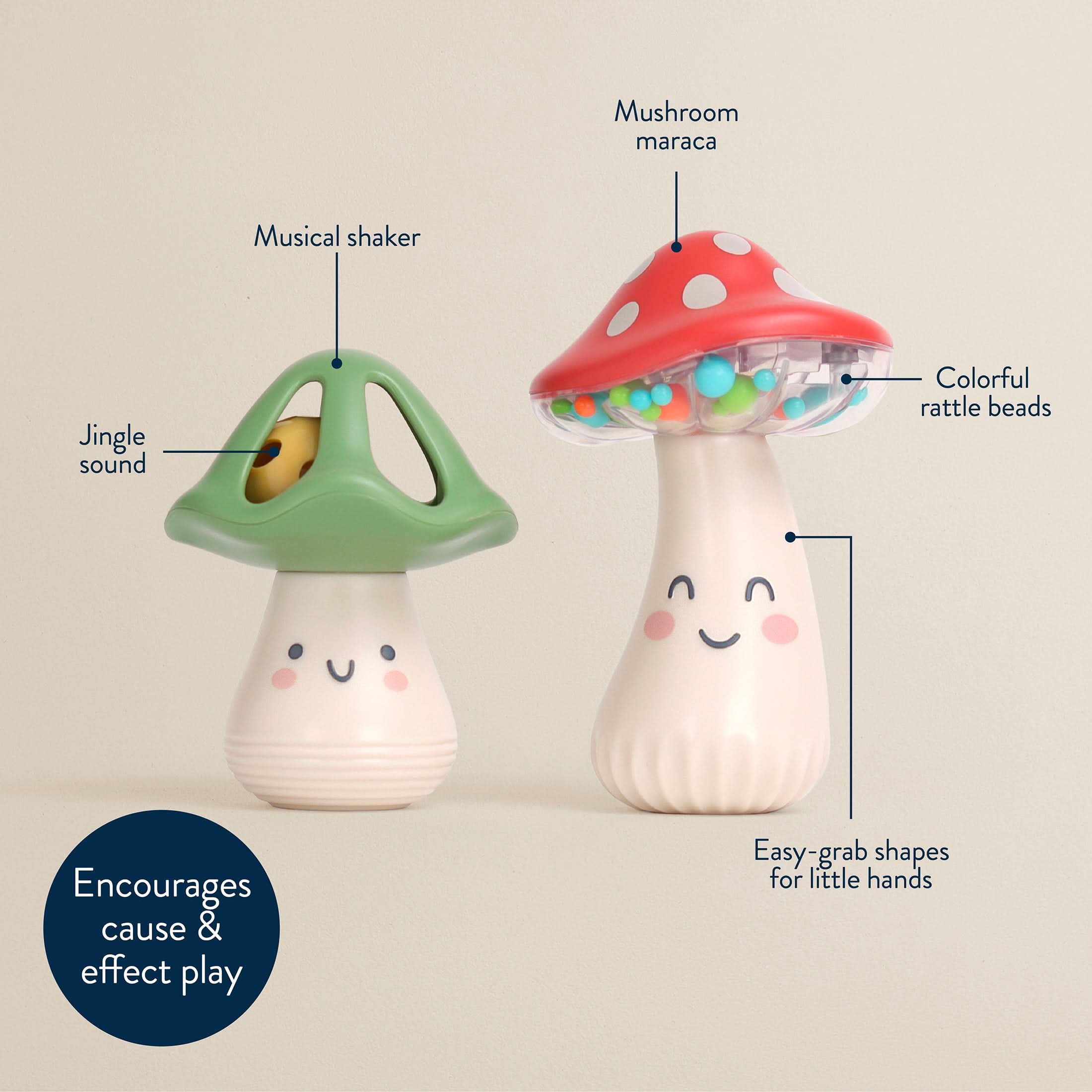Itzy Mini MaracasTM Musical Rattle Set - Image 3