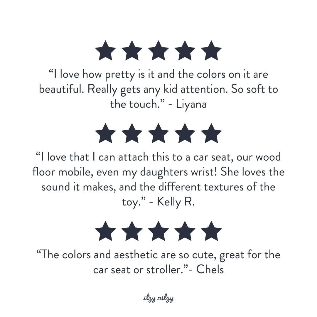 Bitzy BespokeTM Ritzy Jingle Attachable Travel Toy - Image 5