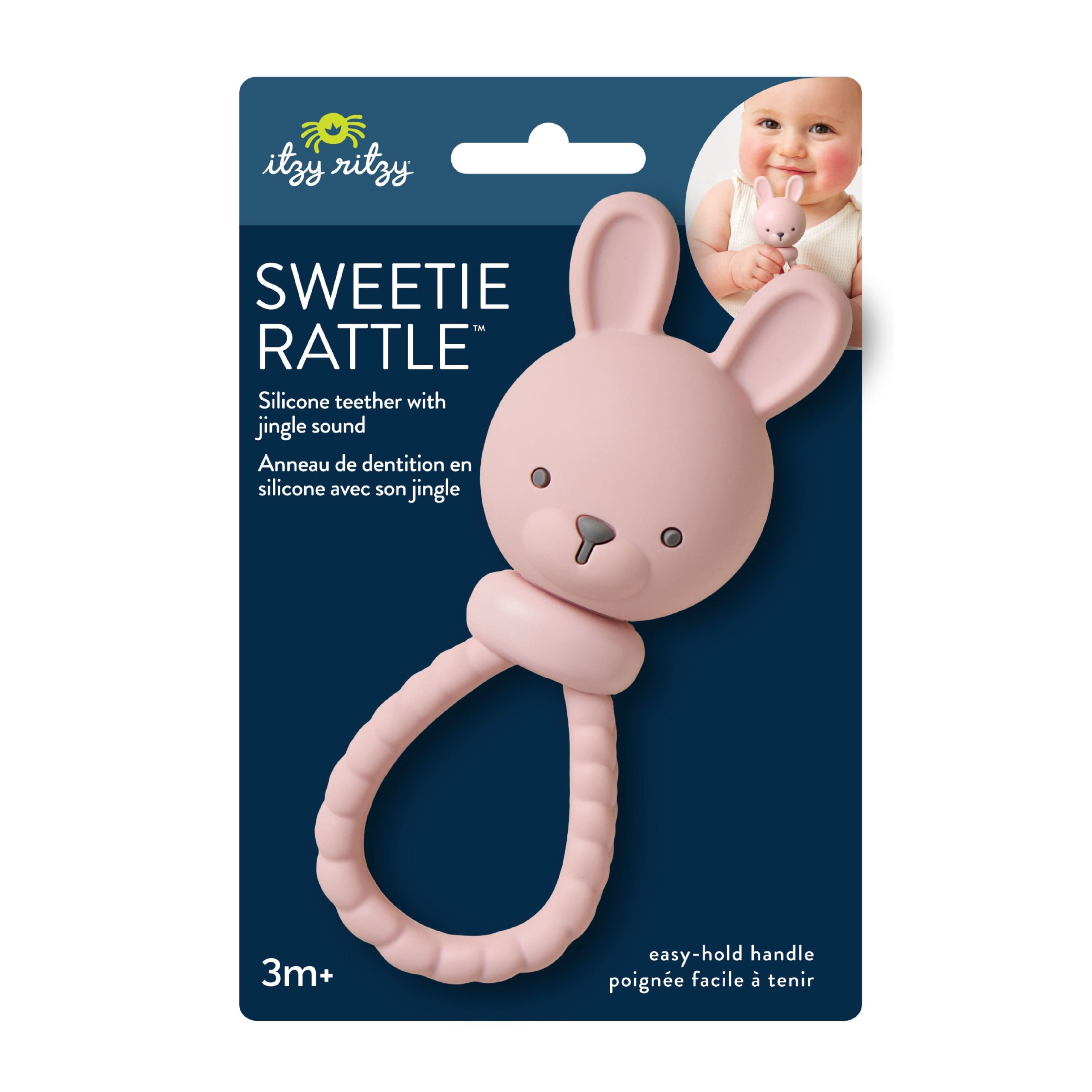 Shake & SmileTM Silicone Rattle Teether - Image 5